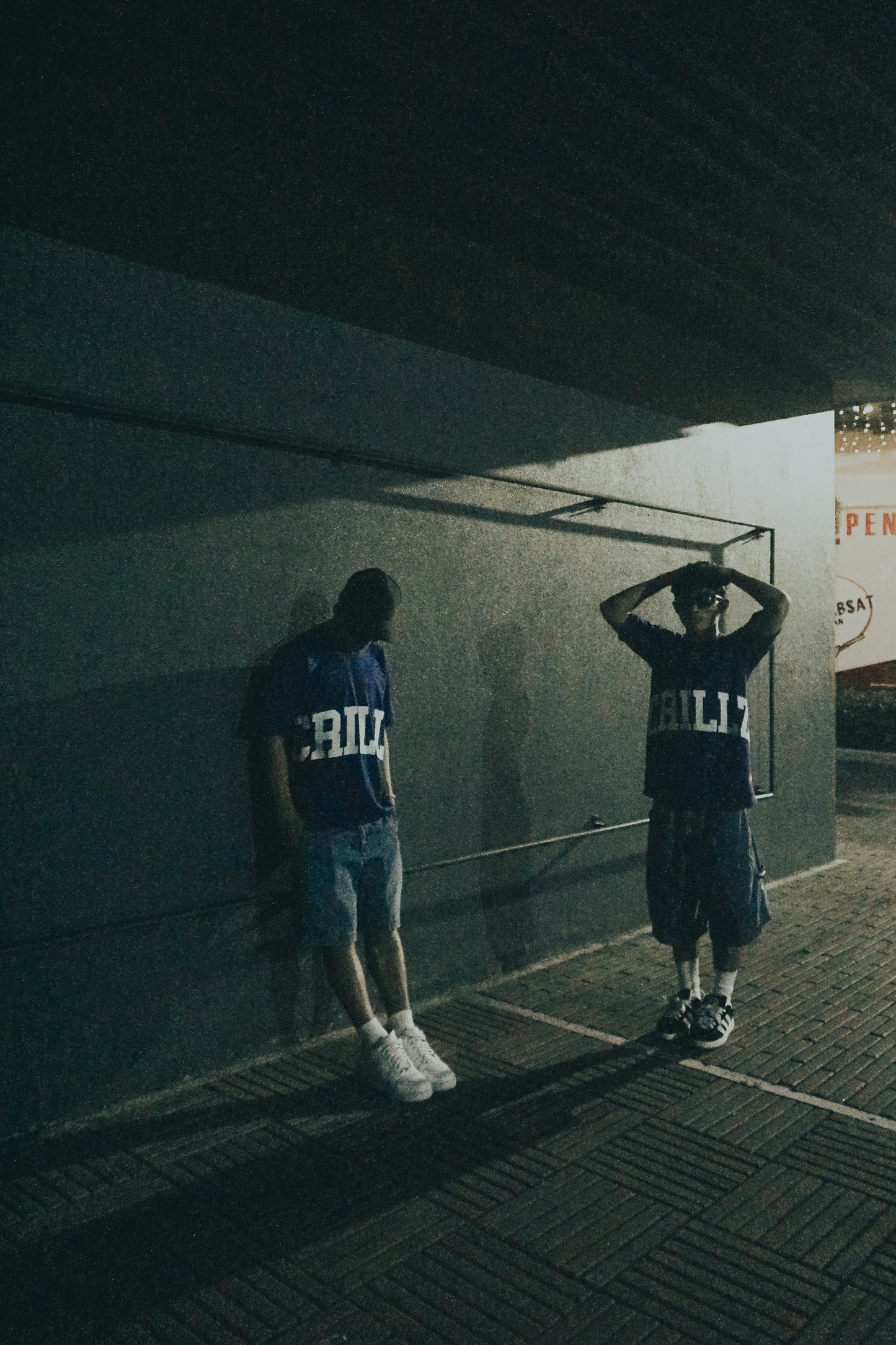 BIG CRLLZ Graphic Tees in Royal Blue