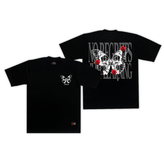 CRLLZ "Butterfly Renaissance" Graphic Tees in Black