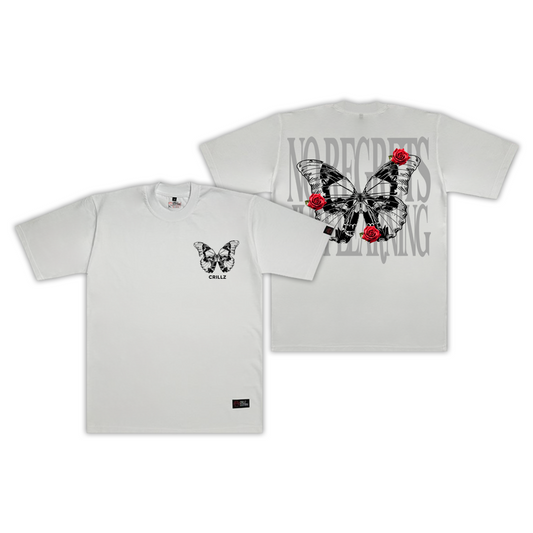 CRLLZ "Butterfly Renaissance" Graphic Tees in White