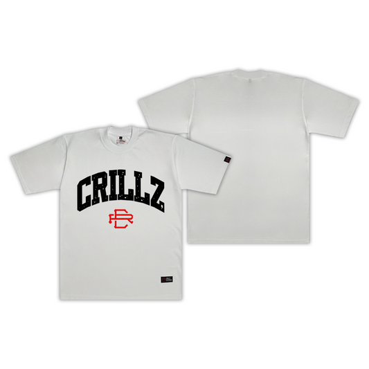 CRLLZ "Athletic" Graphic Tees in White